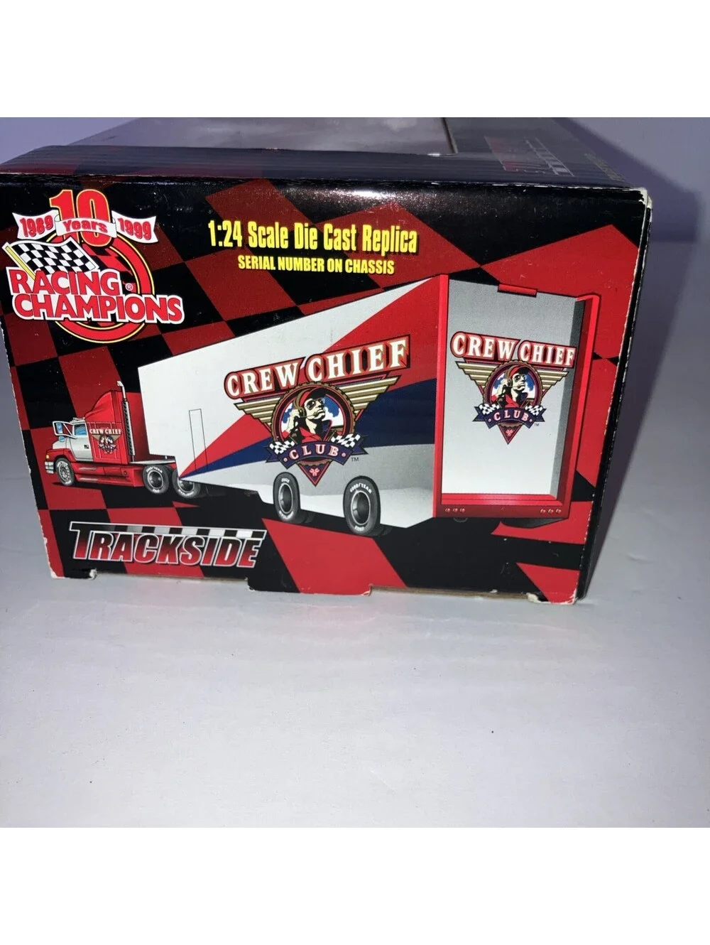 VINTAGE 1999 Racing Champions Trackside Crew Chief Club 1:24 Scale Die Cast NEW